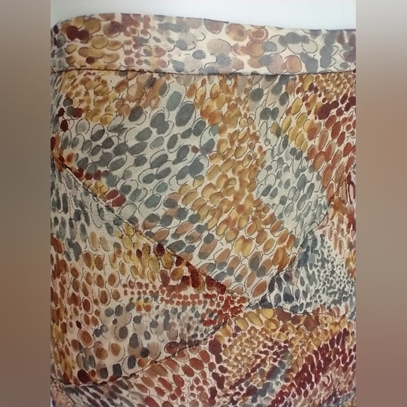 VINTAGE RAYON FULL SKIRT - Picture 3 of 6